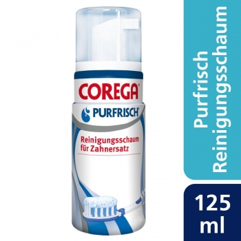 COREGA Purfrisch Reinigunggsschaum für Zahnersatz 1*125ml